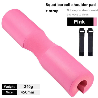 Barbell Squat and Hip Thrust Foam Pad for Weight Lifting - Soft Cover Equipment for Men and Women Gym Fitness